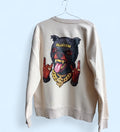 INJAYAM Dog Drip Crewneck Sweater