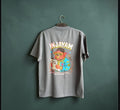 INJAYAM Street Culture Graphic T-Shirt – Grey