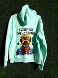 INJAYAM Every Day We Hustling Hoodie – Mint Green