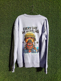 INJAYAM Every Day We Hustling Sweater – Lavender